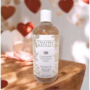 Crabtree & Evelyn Bath & Shower Gel Caramelized Fig & Brown Sugar Large 16.9 oz